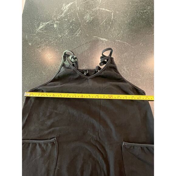 Automet black onesie romper spaghetti strap ladies L - Picture 6 of 8